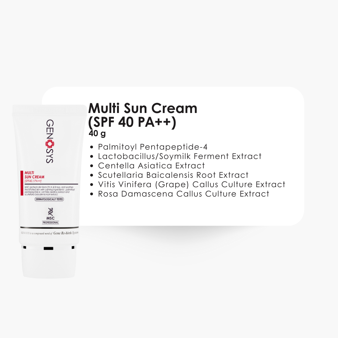 MSC (Multi Sun Cream) 40 ml