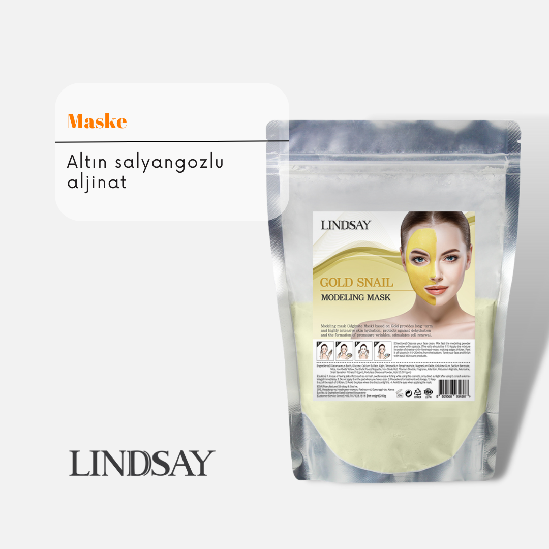 Gold Snail Modeling Mask 240 gr