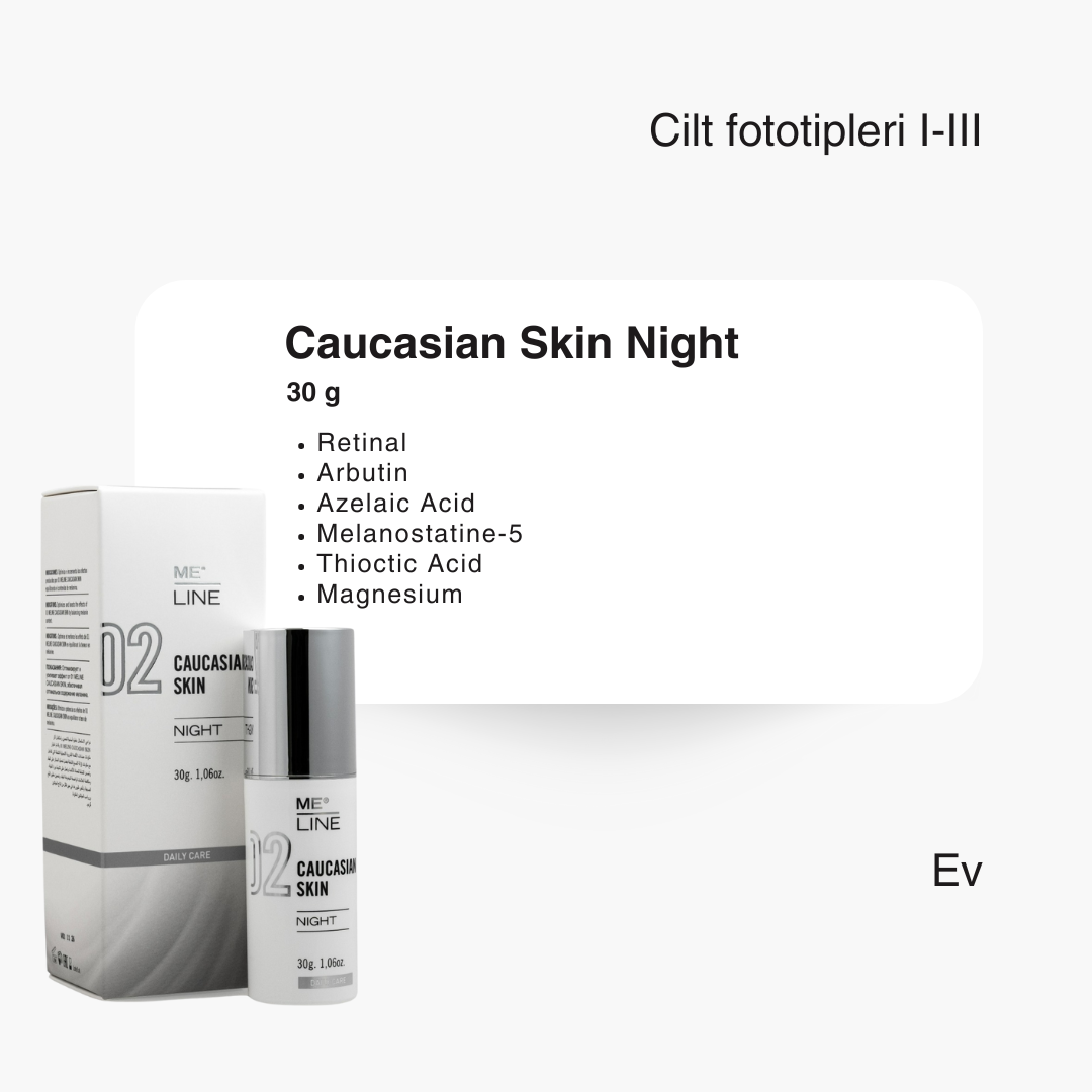 Caucasian Skin Night 30 gr